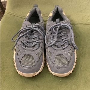 NAKD Blue and Cream Running Shoes